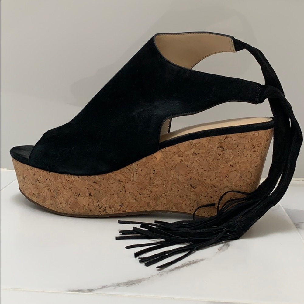 Suede Marc Fisher Black Wedge